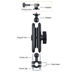 21mm Ballhead Car Front Seat Handlebar Fixed Mount Holder with Tripod Adapter & Screw for GoPro, Insta360, DJI and Other Action Cameras, 21mm 16.3cm