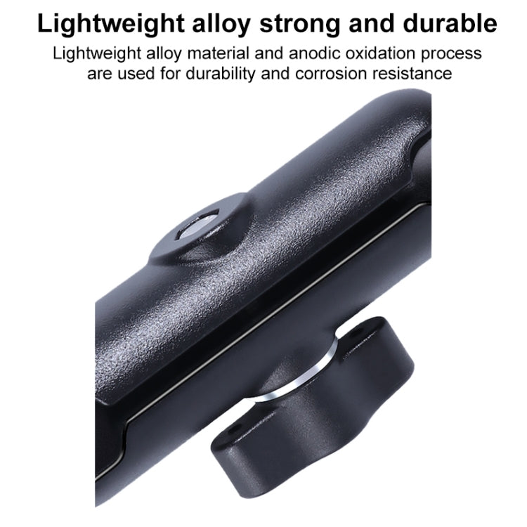 21mm Ballhead Car Front Seat Handlebar Fixed Mount Holder with Tripod Adapter & Screw for GoPro, Insta360, DJI and Other Action Cameras, 21mm 16.3cm