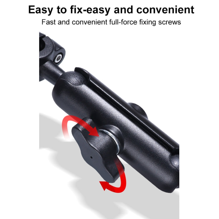 21mm Ballhead Car Front Seat Handlebar Fixed Mount Holder with Tripod Adapter & Screw for GoPro, Insta360, DJI and Other Action Cameras, 21mm 16.3cm