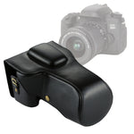 Full Body Camera PU Leather Case Bag for Canon EOS 760D / 750D (18-135mm Lens), For EOS 760D