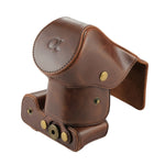 Full Body Camera PU Leather Case Bag with Strap for Sony NEX 7 / F3 (18-55mm Lens), For Sony NEX 7 / F3, For Sony NEX 7