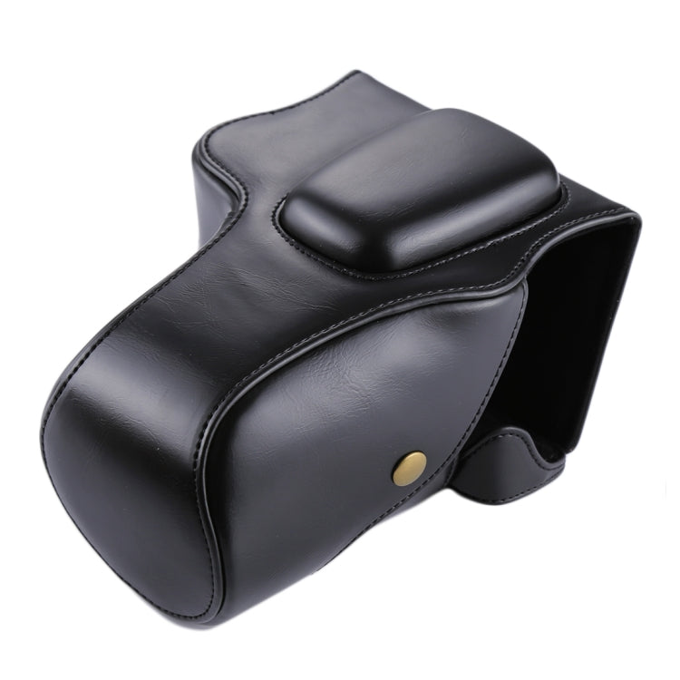 Full Body Camera PU Leather Case Bag for Canon EOS 200D  (18-55mm Lens), For EOS 200D