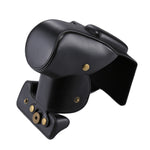 Full Body Camera PU Leather Case Bag for Canon EOS 200D  (18-55mm Lens), For EOS 200D