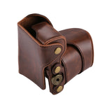 Full Body Camera PU Leather Case Bag with Strap for Sony NEX 5N / 5R / 5T (16-50mm / 18-55mm Lens), For Sony NEX 5N