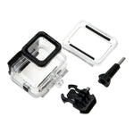 For GoPro HERO6 /5  30m Waterproof Housing Protective Case + Hollow Back Cover with Buckle Basic Mount & Screw, No Need to Disassemble Lens(GP413), Housing Case+ Back cover