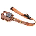 For GoPro HERO7 Black /6 /5  PU Leather Housing Case with Neck Strap & Buttons, PU Leather (Brown), PU Leather (Coffee), PU Leather (Black)
