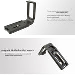 FITTEST FLN-D850 Vertical Shoot Quick Release L Plate Bracket Base Holder for Nikon D850, Nikon D850