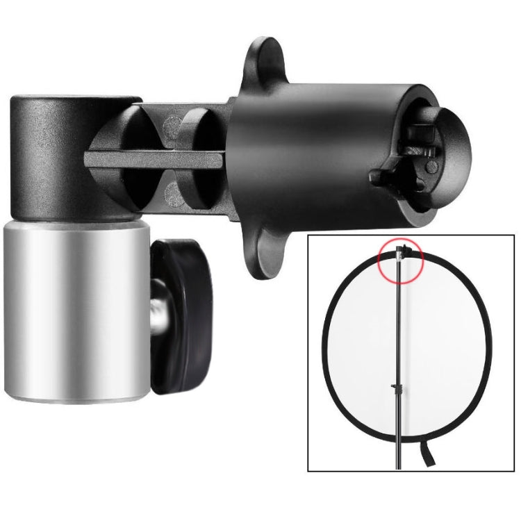 Photo Video Photography Studio Reflector Holder Clip for Light Stand, Light Stand