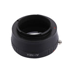 AI Mount Lens to NEX Mount Lens Adapter for Nikon AI Series, Sony NEX Series Cameras Lens, AI to NEX