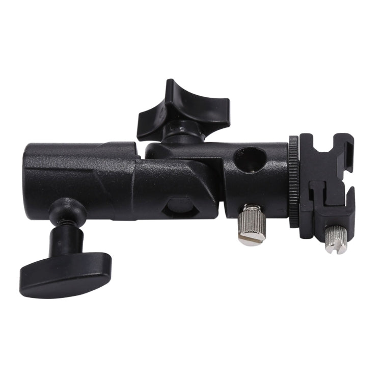 E Type Multifunctional Flash Light Stand Umbrella Bracket, Max Load: 3kg, E-bracket