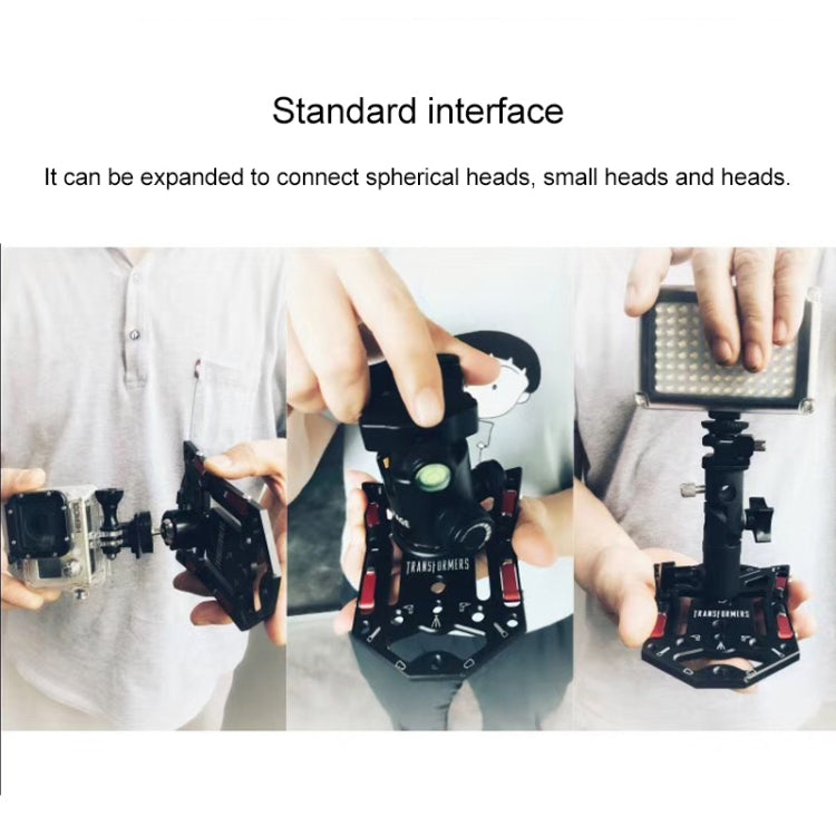 Changeable Multifunctional Holder Tripod Head Quick Release Plate Mount for Digital Camera