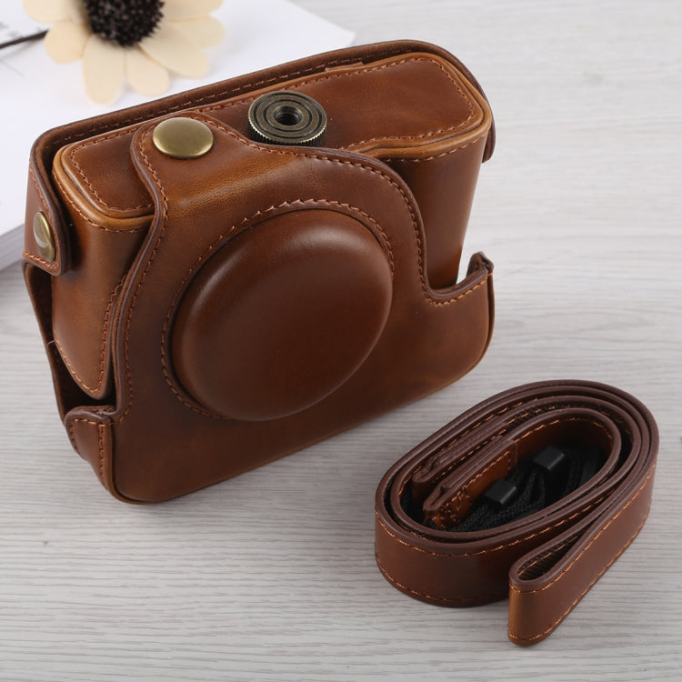 Full Body Camera PU Leather Case Bag with Strap for Canon G16, For G16