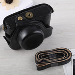 Full Body Camera PU Leather Case Bag with Strap for Fujifilm X100F, For FUJI X100F