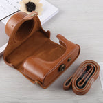 Full Body Camera PU Leather Case Bag with Strap for Fujifilm X100F, For FUJI X100F