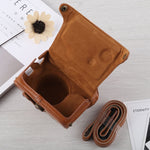 Full Body Camera PU Leather Case Bag with Strap for Fujifilm X100F, For FUJI X100F