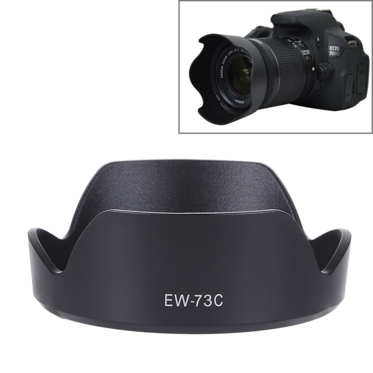 EW-73C Lens Hood Shade for Canon EF-S 10-18mm F4.5-5.6 Lens, EW-73C