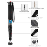 BEXIN P336C Camera Carbon Fiber Monopod Travel Live Selfie Bracket Holder, P336C