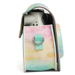Rainbow Oil painting Pattern PU Leather Protective Camera Case Bag For FUJIFILM Instax Mini 7S / 7C Camera, Rainbow Oil