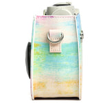 Rainbow Oil painting Pattern PU Leather Protective Camera Case Bag For FUJIFILM Instax Mini 7S / 7C Camera, Rainbow Oil