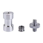 1/4 Male to 1/4 Male + 1/4 Female to 3/8 Male + 3/8 Female to 1/4  Female 3 in 1 Screw Adapter Kits