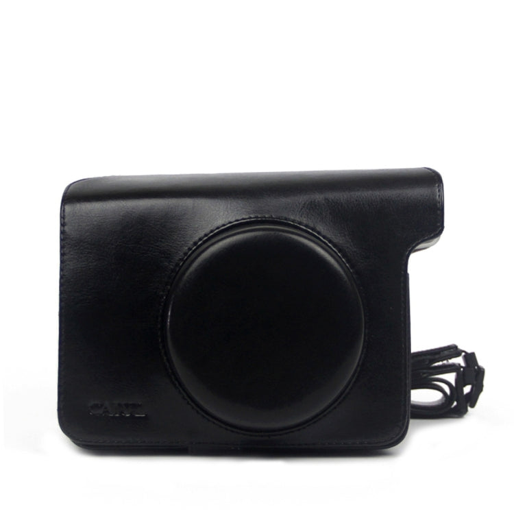 Vintage PU Leather Case Bag for Polaroid W300 Camera, with Adjustable Shoulder Strap, W300