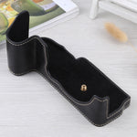 1/4 inch Thread PU Leather Camera Half Case Base for FUJIFILM GFX 50S, For FUJIFILM GFX 50S