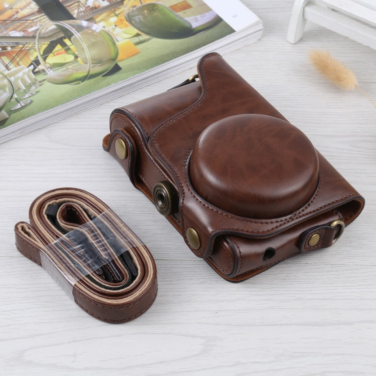 Full Body Camera PU Leather Case Bag with Strap for Samsung Galaxy Camera EK-GC100 / EK-GC110 / EK-GC200, For Samsung Galaxy Camera EK-GC200, For Samsung Galaxy Camera EK-GC100