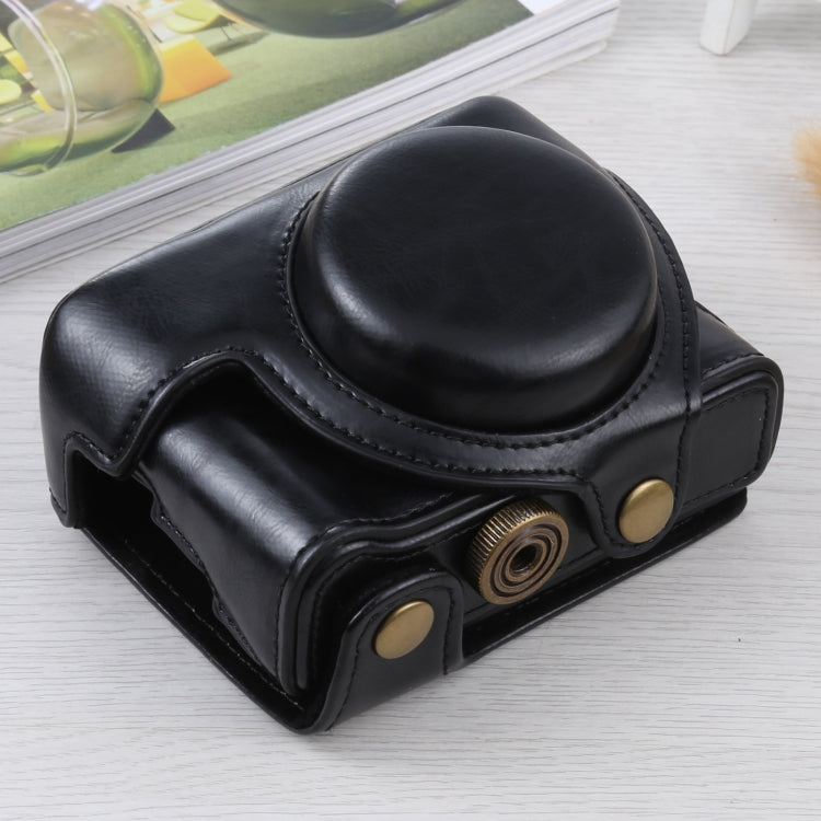 Full Body Camera PU Leather Case Bag for Sony ZV-1, For Sony ZV-1