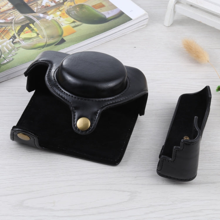 Full Body Camera PU Leather Case Bag for Sony ZV-1, For Sony ZV-1