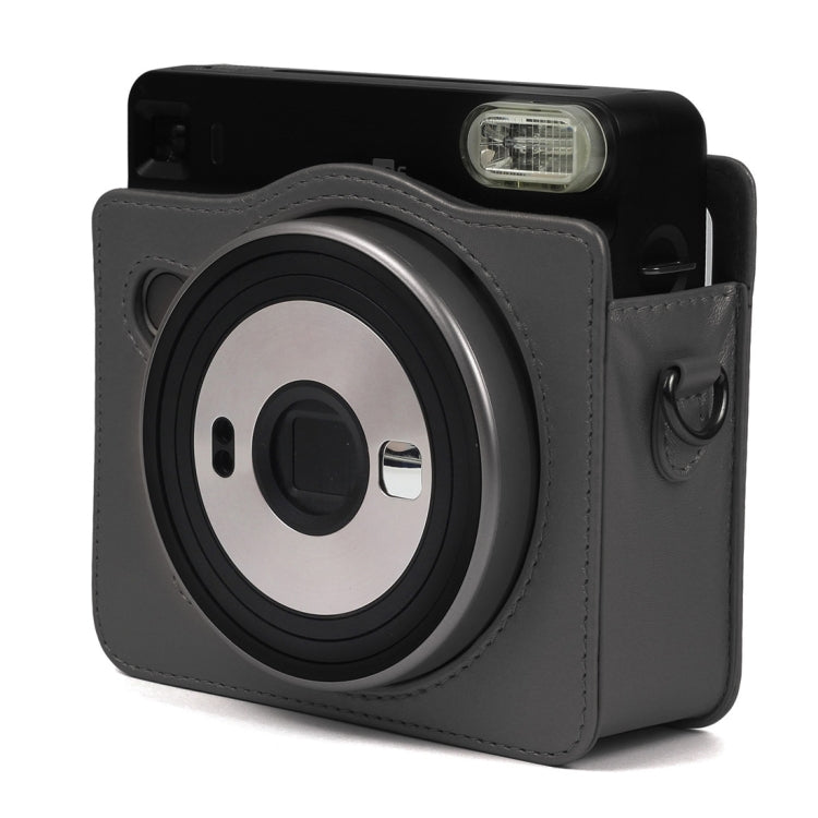 Pearly Lustre PU Leather Case Bag for FUJIFILM Instax SQUARE SQ6 Camera, with Adjustable Shoulder Strap, SQ6