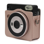 Pearly Lustre PU Leather Case Bag for FUJIFILM Instax SQUARE SQ6 Camera, with Adjustable Shoulder Strap, SQ6