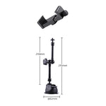 Single Suction Cup Articulating Friction Magic Arm Phone Clamp Mount, Single Suction Cup Magic Arm