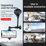 Single Suction Cup Articulating Friction Magic Arm Phone Clamp Mount, Single Suction Cup Magic Arm