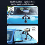 Single Suction Cup Articulating Friction Magic Arm Phone Clamp Mount, Single Suction Cup Magic Arm