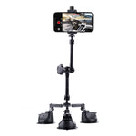 Tri-leg Suction Cup Articulating Friction Magic Arm Phone Clamp Mount, Tri-leg Suction Cup Magic Arm