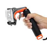 Shutter Trigger + Floating Hand Grip Diving Buoyancy Stick with Adjustable Anti-lost Strap & Screw & Wrench for GoPro HERO8 Black