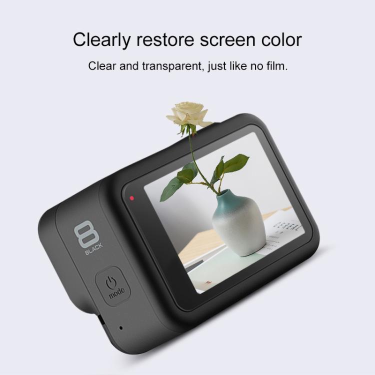 For GoPro HERO8 Black Camera Lens HD Protective Film + LCD Display HD Screen Protector