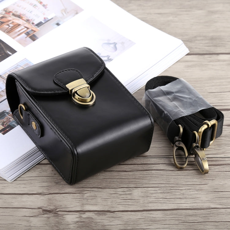 Full Body Camera Buckle Lock PU Leather Case Bag with Hand Strap & Neck Strap for Canon G7X II / G9X Mark II, Sony RX100 / M2, For G7X II, For RX100