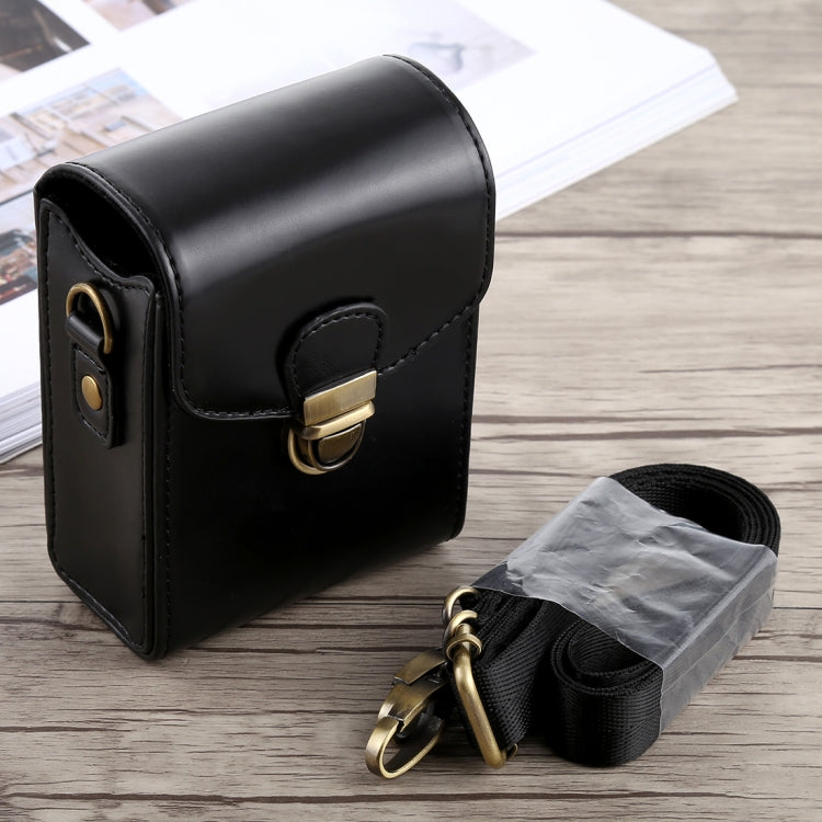 Full Body Camera Buckle Lock PU Leather Case Bag with Hand Strap & Neck Strap for Canon G7X II / G9X Mark II, Sony RX100 / M2, For G7X II, For RX100