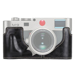 1/4 inch Thread PU Leather Camera Half Case Base for Leica M9, For Leica M9