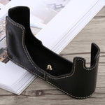 1/4 inch Thread PU Leather Camera Half Case Base for Leica M9, For Leica M9