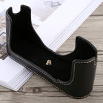 1/4 inch Thread PU Leather Camera Half Case Base for Leica M9, For Leica M9