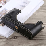 1/4 inch Thread PU Leather Camera Half Case Base for Leica M9, For Leica M9