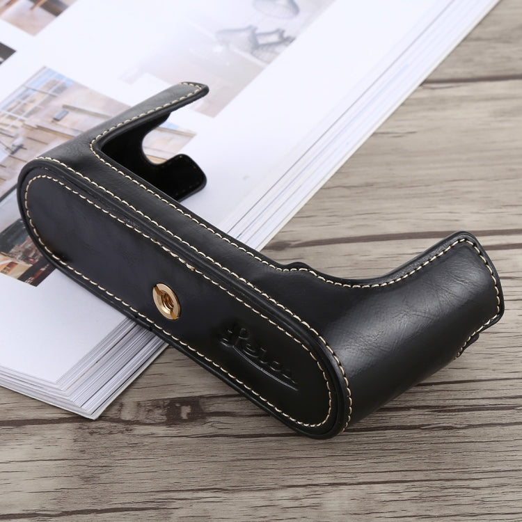 1/4 inch Thread PU Leather Camera Half Case Base for Leica M9, For Leica M9