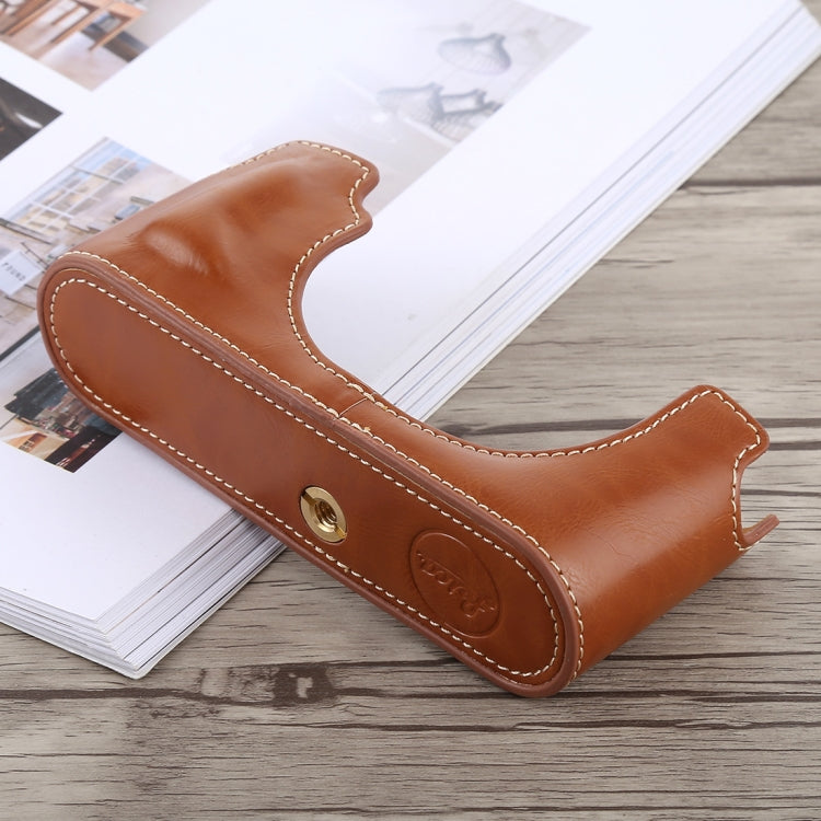 1/4 inch Thread PU Leather Camera Half Case Base for Leica M10, For Leica M10