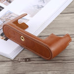 1/4 inch Thread PU Leather Camera Half Case Base for Leica M10, For Leica M10