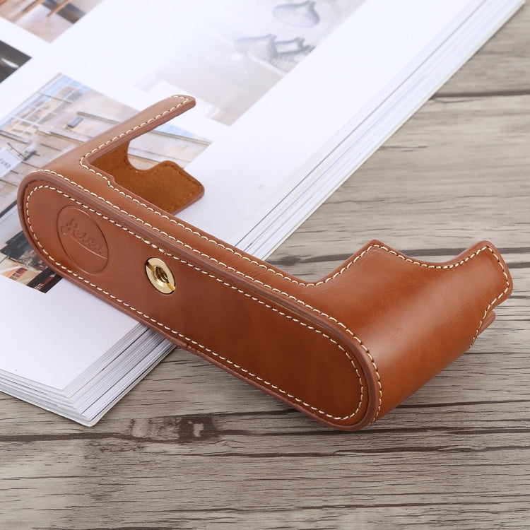 1/4 inch Thread PU Leather Camera Half Case Base for Leica M10, For Leica M10