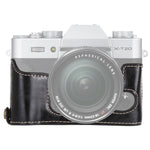 1/4 inch Thread PU Leather Camera Half Case Base for FUJIFILM X-T10 / X-T20, For FUJIFILM XT10, For FUJIFILM  XT10