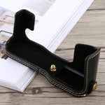 1/4 inch Thread PU Leather Camera Half Case Base for FUJIFILM X-T10 / X-T20, For FUJIFILM XT10, For FUJIFILM  XT10