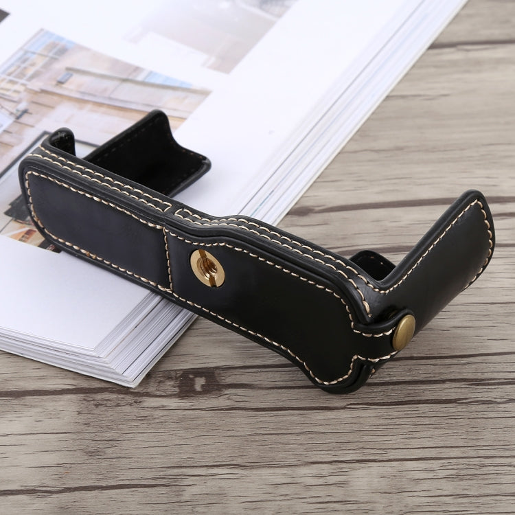 1/4 inch Thread PU Leather Camera Half Case Base for FUJIFILM X-T10 / X-T20, For FUJIFILM XT10, For FUJIFILM  XT10